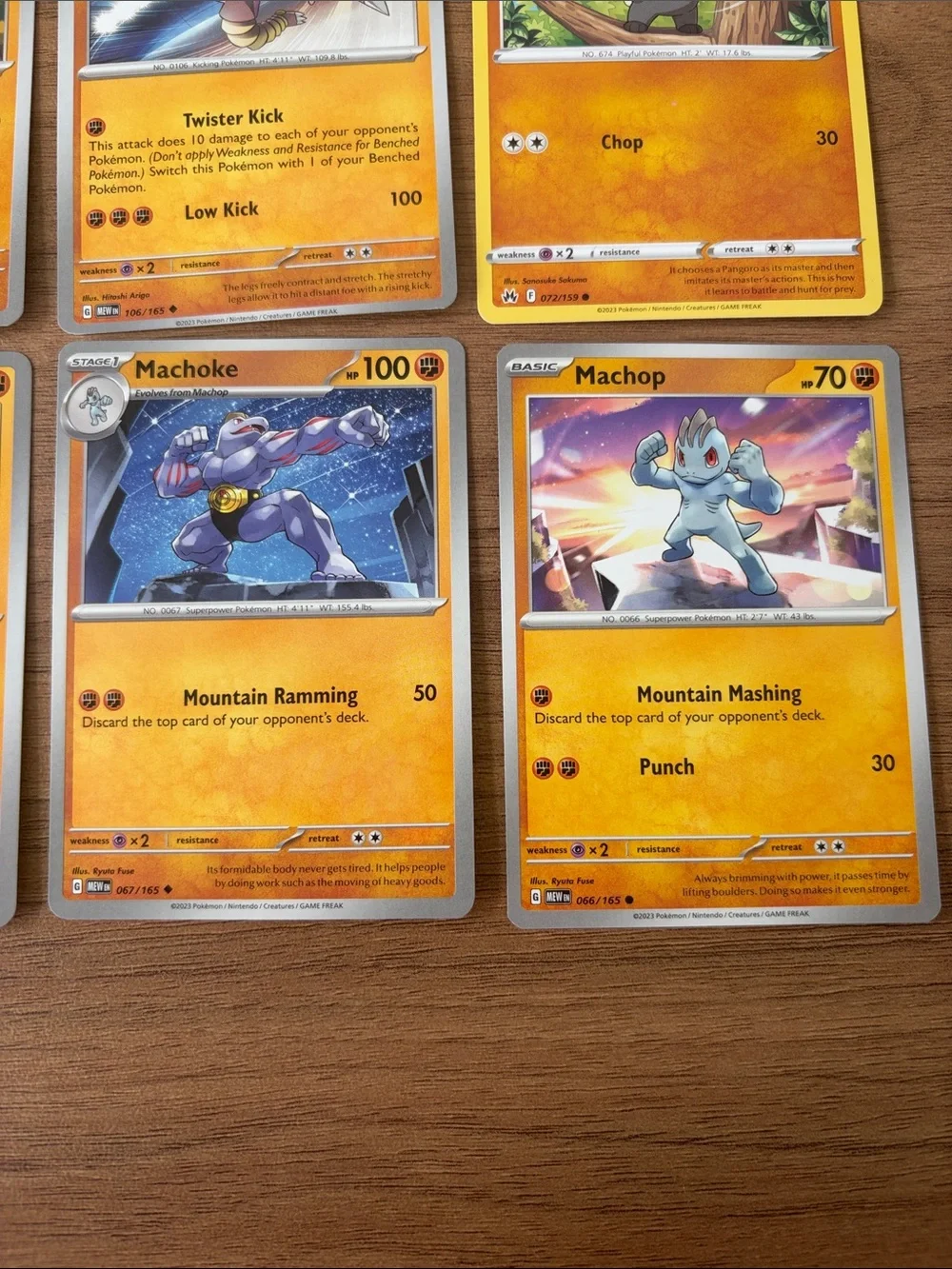 🥋 Martial Arts Pokémon Card Lot | Riolu Hitmonlee Machop Falinks ✨5/$25✨